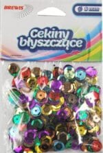Cekiny błyszczące 10g 8mm mix kolorów*9429*