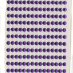 DŻETY SAMOPRZYLEPNE FIOLETOWE 4MM/240SZT DS15 *4462*