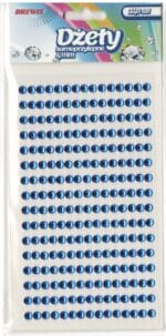 DŻETY SAMOPRZYLEPNE NIEBIESKE 4MM/240SZT DS14 *4455*