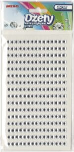 DŻETY SAMOPRZYLEPNE SREBRNE 4MM/240SZT DS11 *4424*