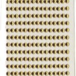 DŻETY SAMOPRZYLEPNE ZŁOTE 4MM/240SZT DS10 *4417*