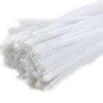 Druciki kreatywne białe 40szt/30cm *0952*