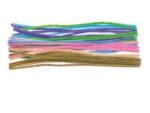 Druciki kreatywne pastelowe 40szt/30cm. Mix kolorów. *0167*