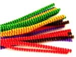 Druciki kreatywne w paski 25szt/30cm. Mix kolorów. *0181*