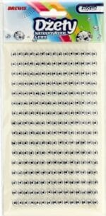 Dżety samoprzylepne srebrne *4486*