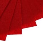 Filc czerwony A4 10 szt.*5362*