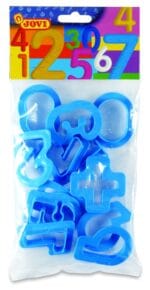Foremki cyferki 12 szt *4303*