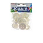 Guziki kreatywne białe *6619*