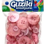 Guziki kreatywne różowe *6572*