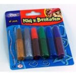 Klej z brokatem 6 szt x 6 ml