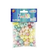 Koraliki plastikowe dekoracyjne mix wzorów i rozmiarów 10mm-20szt, 12mm-20szt, 16mm-20szt PJ-0606