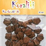 Koraliki plastikowe w kształcie kwiatków 15x15mm 30szt *3303*