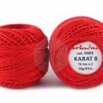 Kordonek Karat 8 kolor 1554 czerwony *0616*