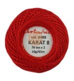 Kordonek Karat 8 kolor 1554 czerwony *0616* - obrazek 3