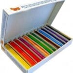 Kredki ołówkowe 288 szt trójkątne bezdrzewne 12 kolorów po 24 szt. *1882*