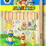 Kredki ołówkowe grube 12 kolorów, sześciokątne *3460*