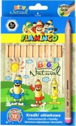 Kredki ołówkowe grube 12 kolorów, sześciokątne *3460*