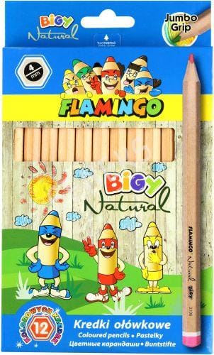 Kredki ołówkowe grube 12 kolorów, sześciokątne *3460* Kredki ołówkowe grube 12 kolorów, sześciokątne *3460* - obrazek 1