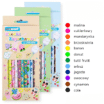 Kredki ołówkowe zapachowe 12 kolorów, okrągłe. *4221*