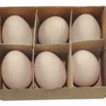 Plastikowe jaja kurze 6cm/6szt WPJ-8927*8927*
