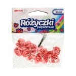 RÓŻYCZKI PAPIEROWE MIX KOLORÓW 12szt 2x7cm RP3*6435*9640*