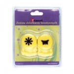 Zestaw 2 dziurkaczy kreatywnych kwiat i motyl *1947*