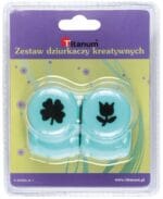 Zestaw 2 dziurkaczy kreatywnych kwiatki *1886*