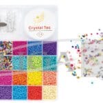 Zestaw koralików z dodatkami biżuteryjnymi mix wzorów i kolorów PJ-2173 wym.20x19x1,8cm*2173*