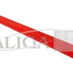 BIBUŁA CZERWONA DEKOR. METALIZOWANA KARBOWANA 50x150cm Gramatura 60g, 95% marszczona KDM-403*4030*