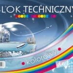 Blok techniczny A 4 kolorowy de lux 10 kartek *0273*