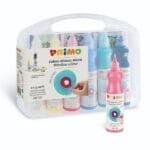 Farby do malowania na szkle 6 kolorów w plastikowej walizce Primo 651W6SP*6517*