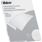 Folia do laminacji IBICO A4 80mic. połysk 100 szt. LIGHT 627308 *5779*5830*