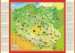 Mapa ścienna dla dzieci "Polska Małego Odkrywcy". *8087*