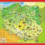 Mapa ścienna dla dzieci "Polska Małego Odkrywcy". *8087*