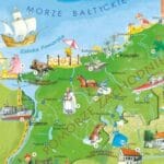 Mapa ścienna dla dzieci "Polska Małego Odkrywcy". *8087* - obrazek 3