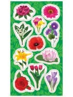 NAKLEJKI PAPIEROWE KWIATKI 10160690 wym. blistra 8x15cm*0969*