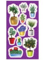 NAKLEJKI PAPIEROWE KWIATKI DONICZKOWE 10160691 wym. blistra 8x15cm*0976*