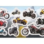 NAKLEJKI PAPIEROWE MOTOCYKLE 10160813 wym. blistra 8x15cm*3168*