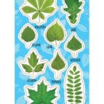 NAKLEJKI PAPIEROWE WIOSENNE LIŚCIE 10160684 wym. blistra 8x15cm*0907*