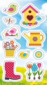 NAKLEJKI PAPIEROWE WIOSNA 13160623 wym. blistra 8x15cm*1189*