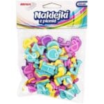 NAKLEJKI PIANKOWE ALFABET 112SZT PVC48 *3175*