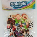 NAKLEJKI PIANKOWE FOOTBALL 18SZT PVC52*3991*