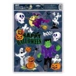Naklejka Halloween z folii statycznej BROKAT 30x42cm HA001 *0043*4