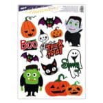 Naklejka Halloween z folii statycznej DRAKULA 30x42cm HA003 *8957*