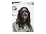 Naklejka z folii statycznej ZOMBI halloween 30x42cm 1042047/WDH-610 *9038*