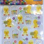 Naklejki papierowe kurczaczki. Mix wzorów *2215*