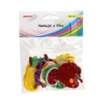 Naklejki z filcu 14szt owoce. Mix kolorów *1676*