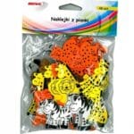 Naklejki z pianki 48szt zwierzęta. Mix kolorów *0341*