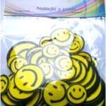Naklejki z pianki 54szt buźki. Mix wielkości *0822*