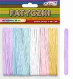 PATYCZKI PASTELOWE 6 KOLORÓW 60SZT 114x10x2mm PK-4901*4901*